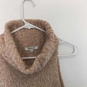 Madewell turtleneck cutaway sweater-vest